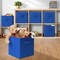 Casafield Set of 12 Collapsible Fabric Cube Storage Bins - 11" Foldable Cloth Baskets for Shelves, Cubby Organizers & More